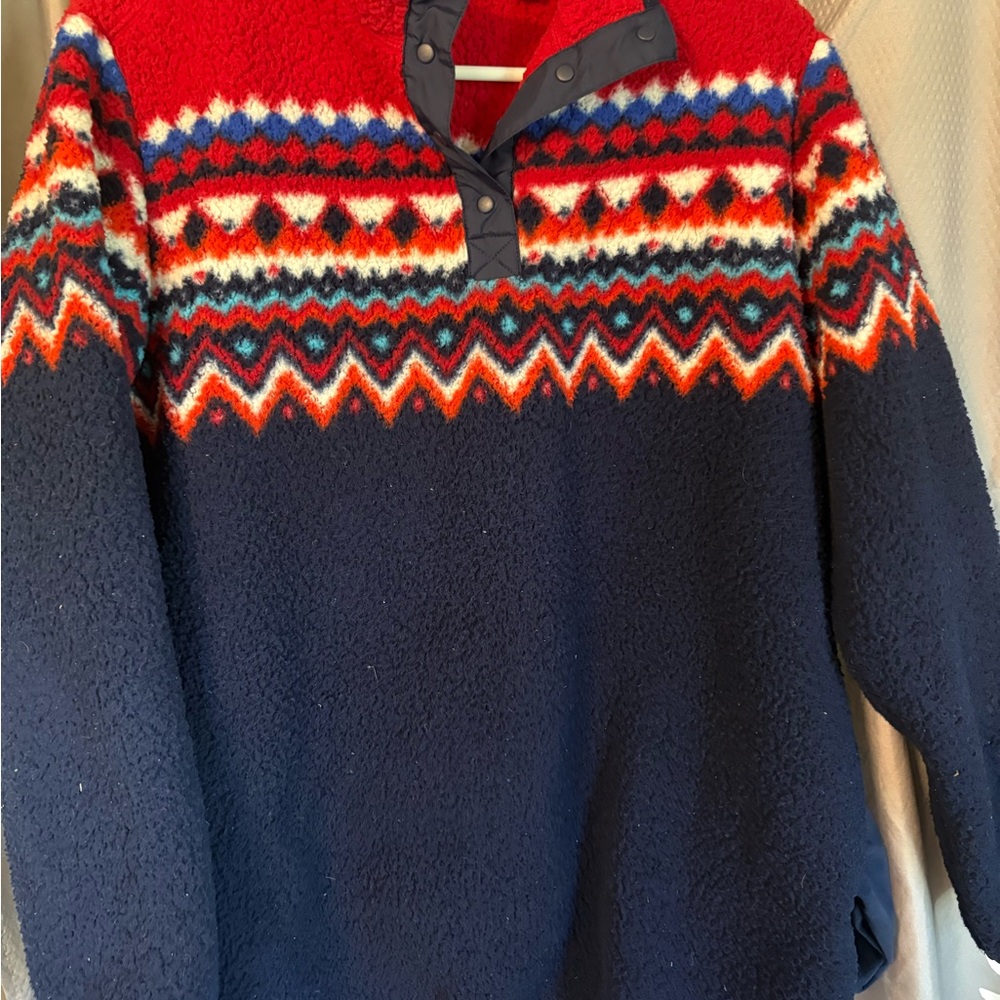 Lands End fleece soft women’s warm top